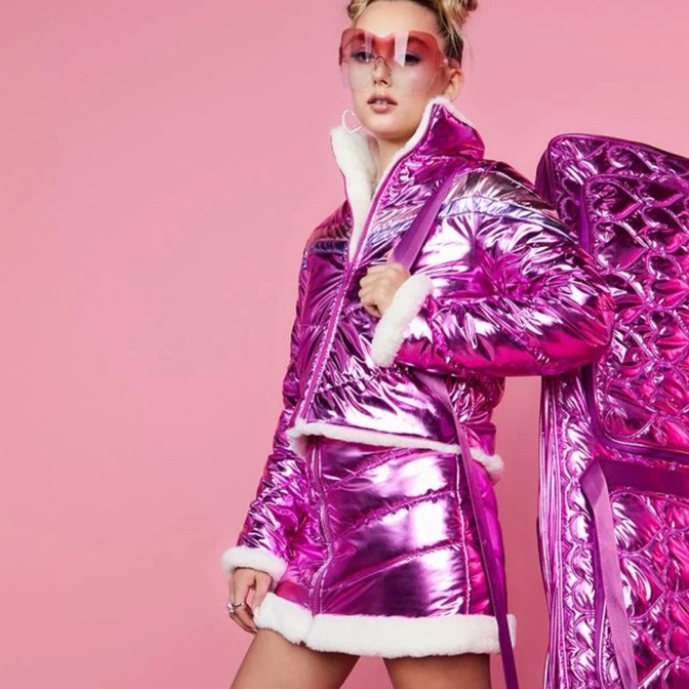 ISO sugar thrillz polar pixie coat and skirt in XXL or XL